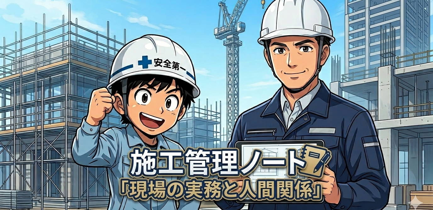 施工管理ノート「現場の実務と人間関係」
