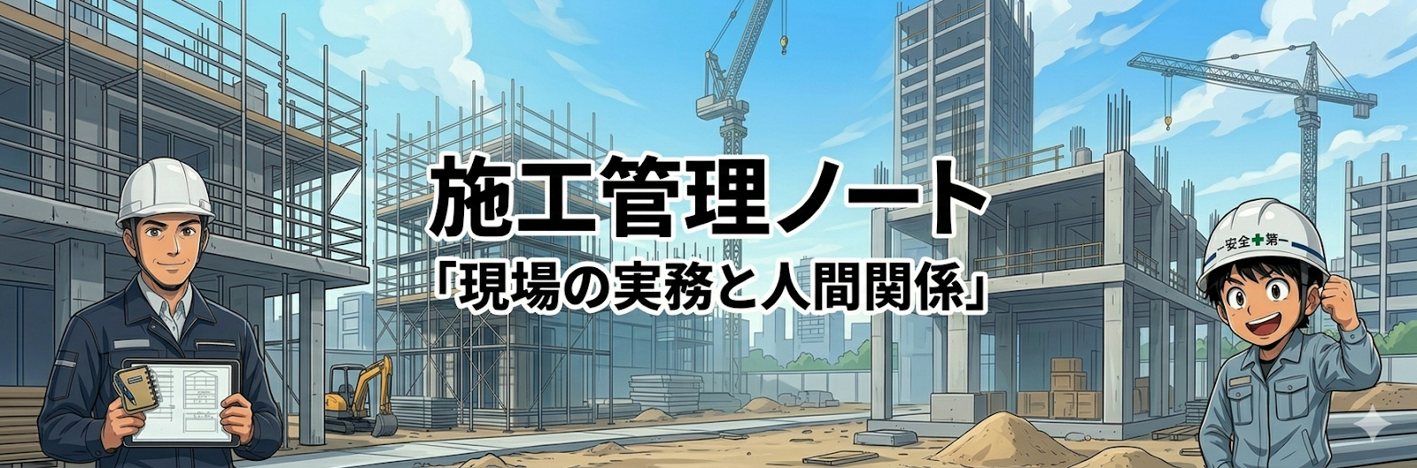 施工管理ノート「現場の実務と人間関係」